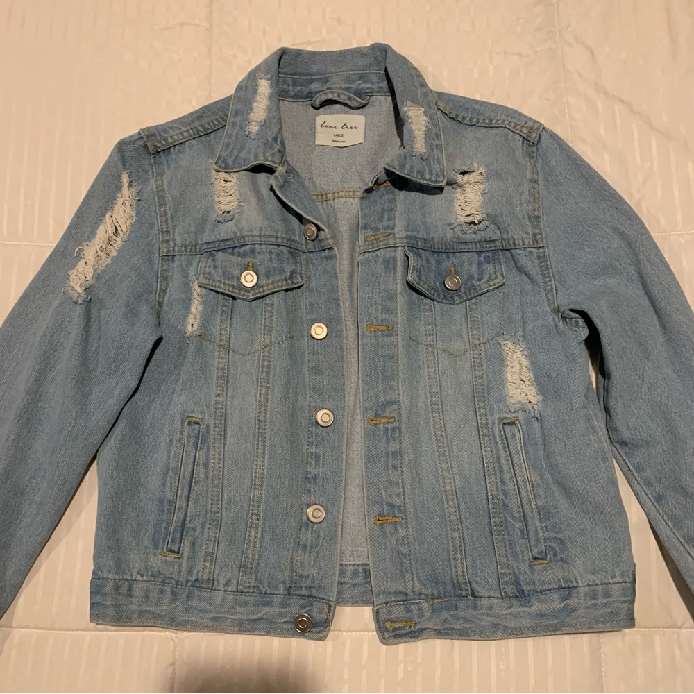 Distressed Jean Jacket